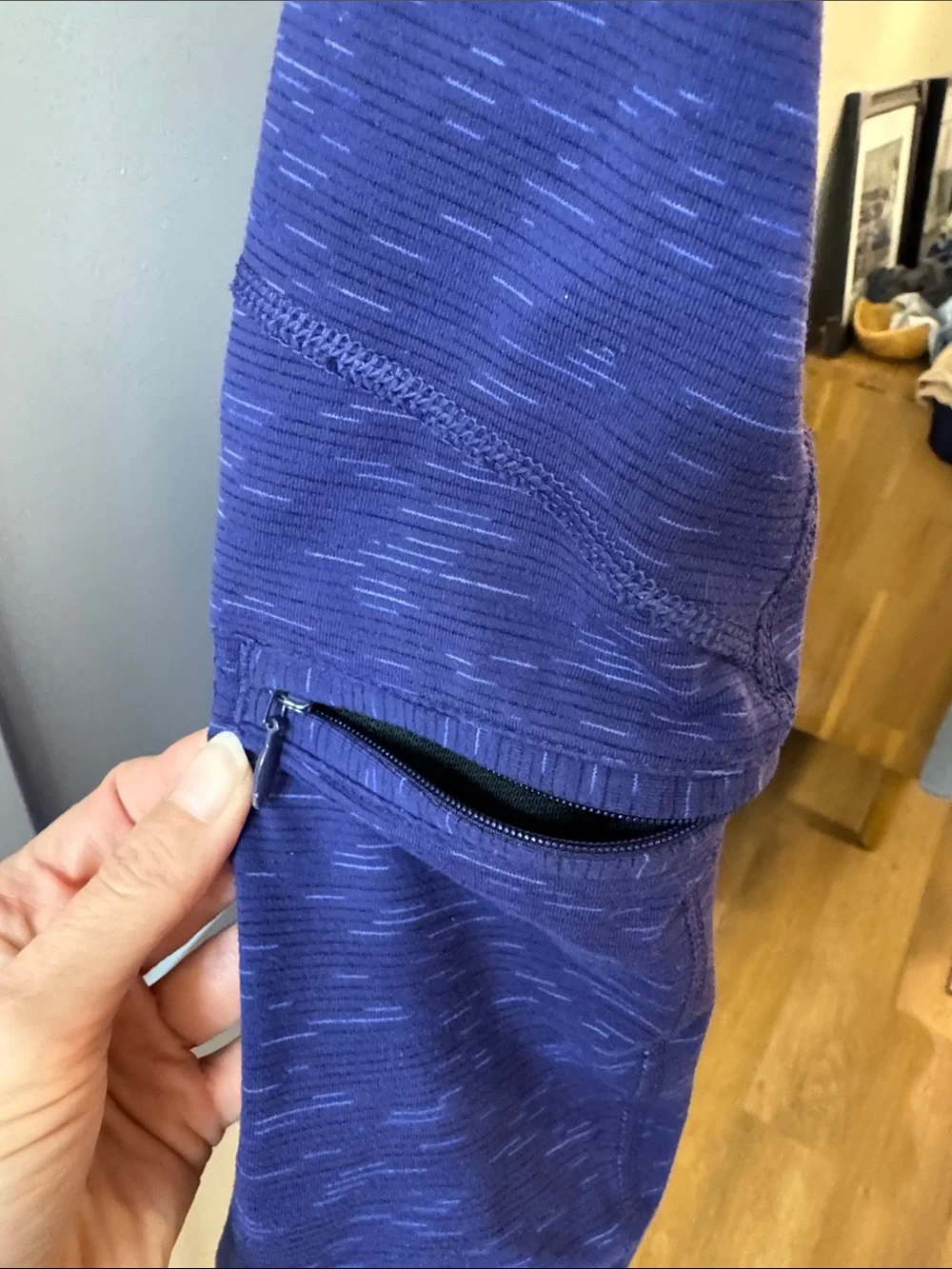Duluth Trading Co Blue Active Mini Skirt with Built-in Shorts and Pocket XXL